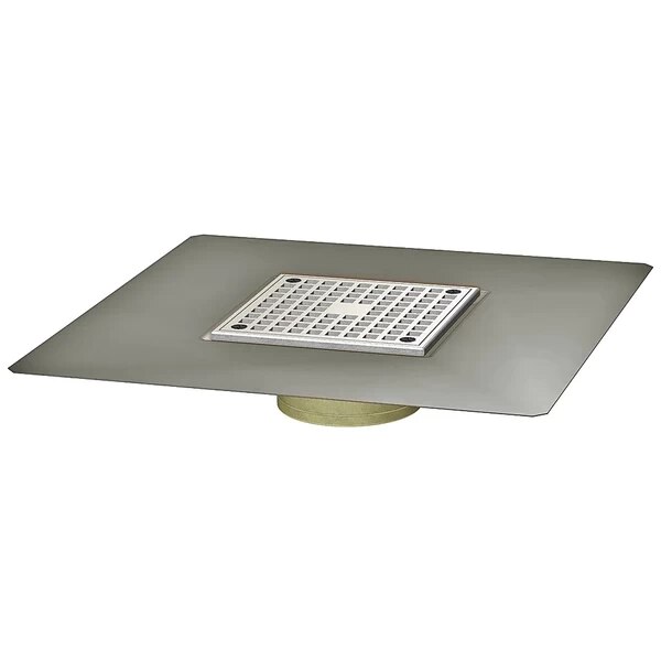 3" Stainless Steel Square Top